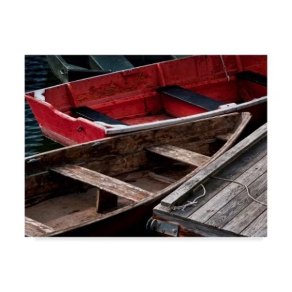 Rachel Perry 'Wooden Rowboats X' Canvas Art, 35x47, Trademark Fine Art, Mfr#: WAG03336-C3547GG
